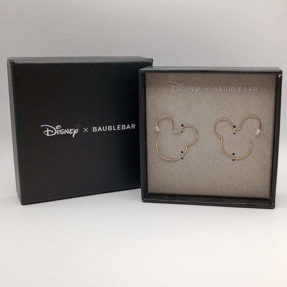 NWT  DISNEY X BAUBLEBAR  MICKEY MOUSE  EARRINGS